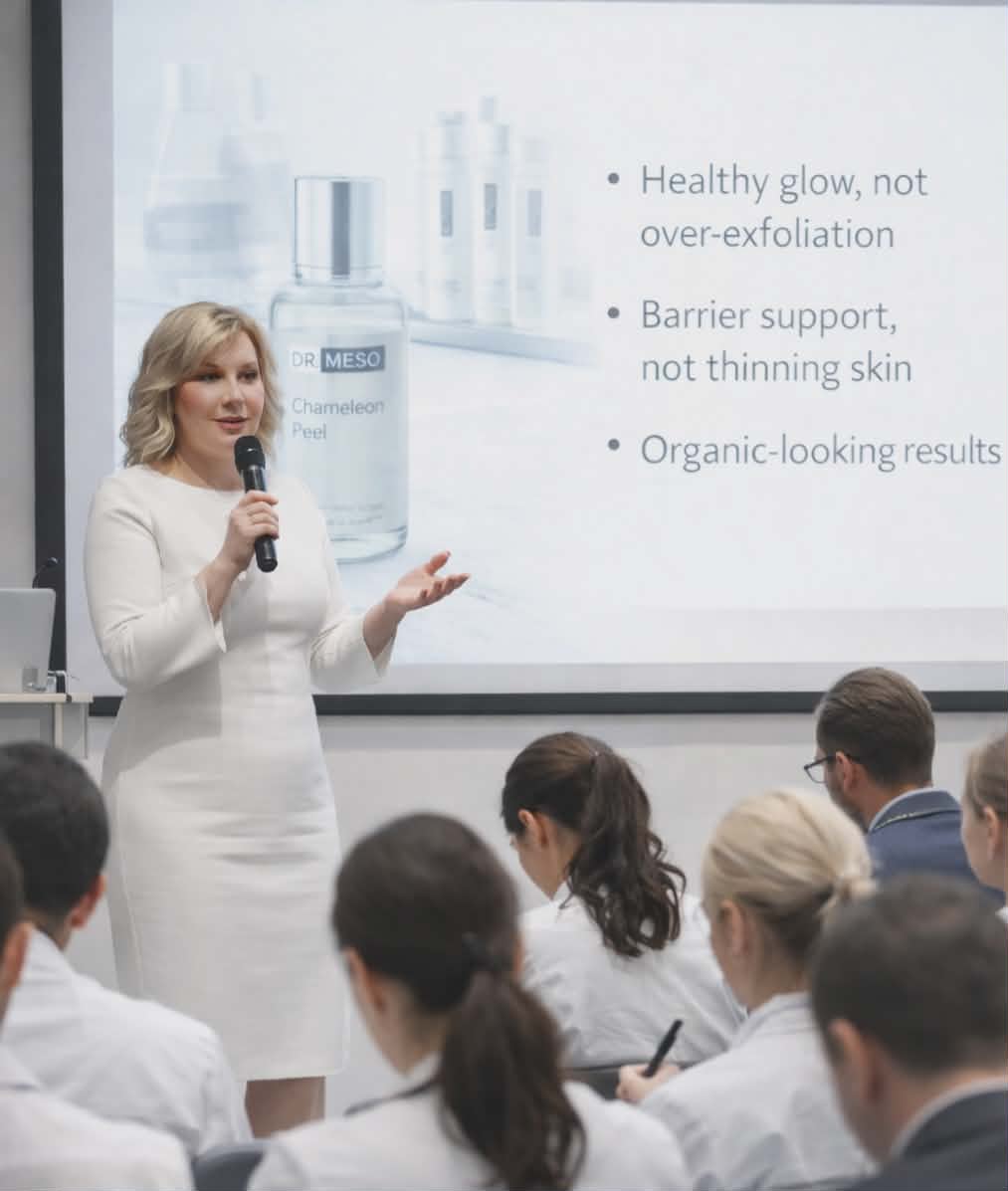 Dr Meso professional aesthetics training seminar by Liliana Dutka