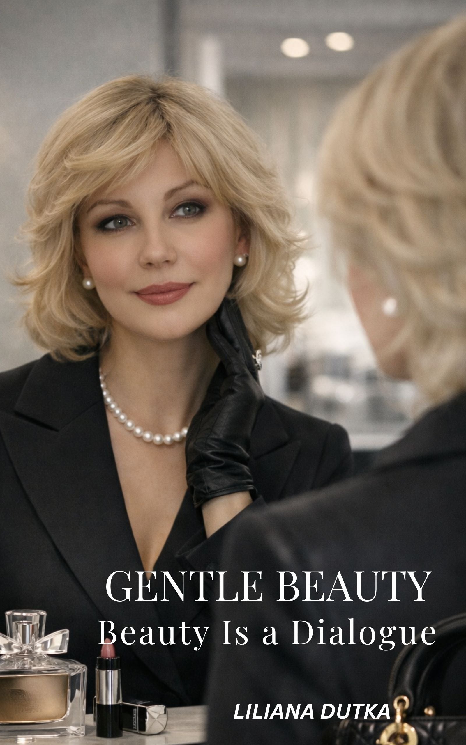 Official cover of Gentle Beauty book by Liliana, European Pharmacist and Canadian skincare expert.