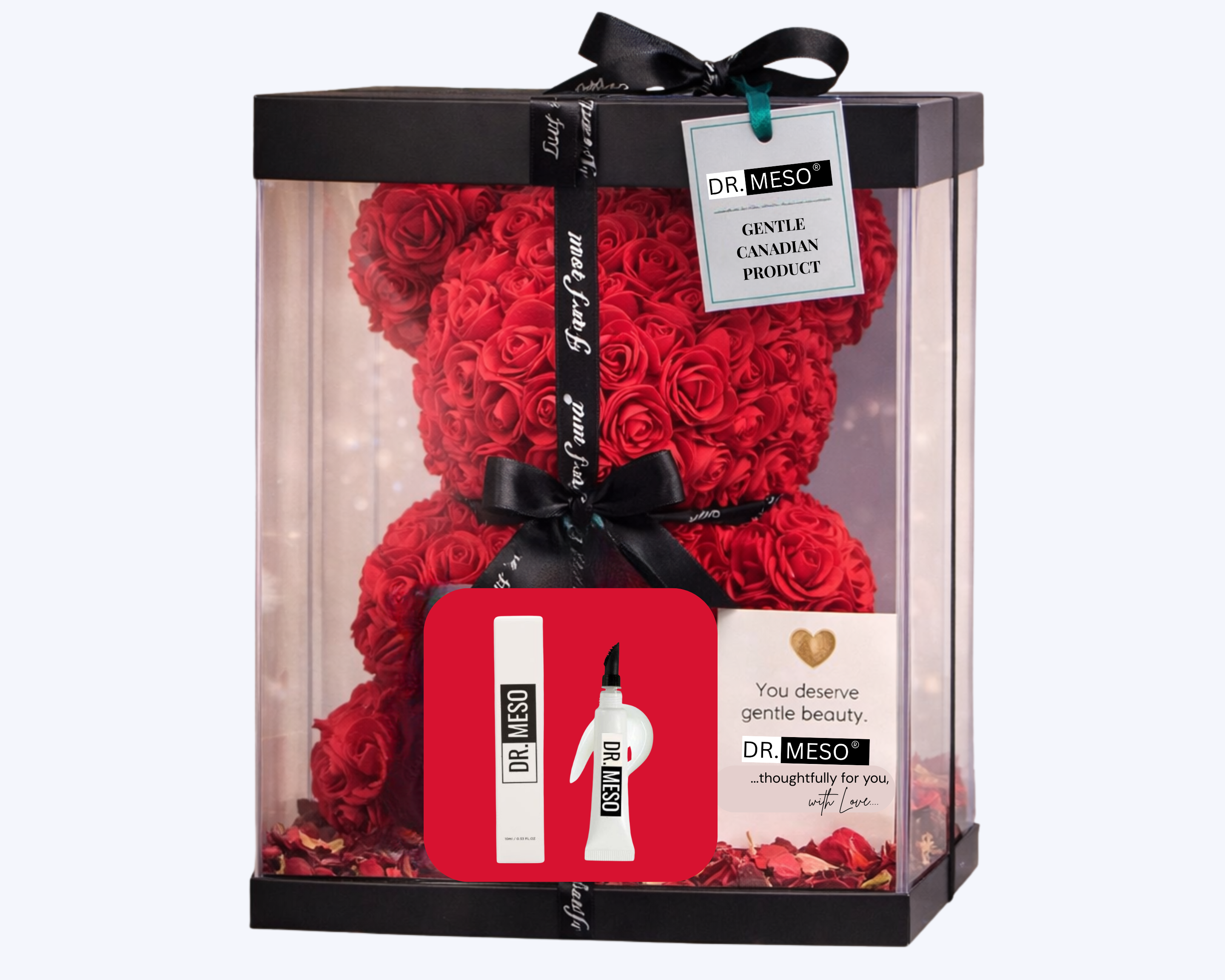 Winter Rescue Kit: Luxury Rose Bear & Long-Lasting Lip Hydration