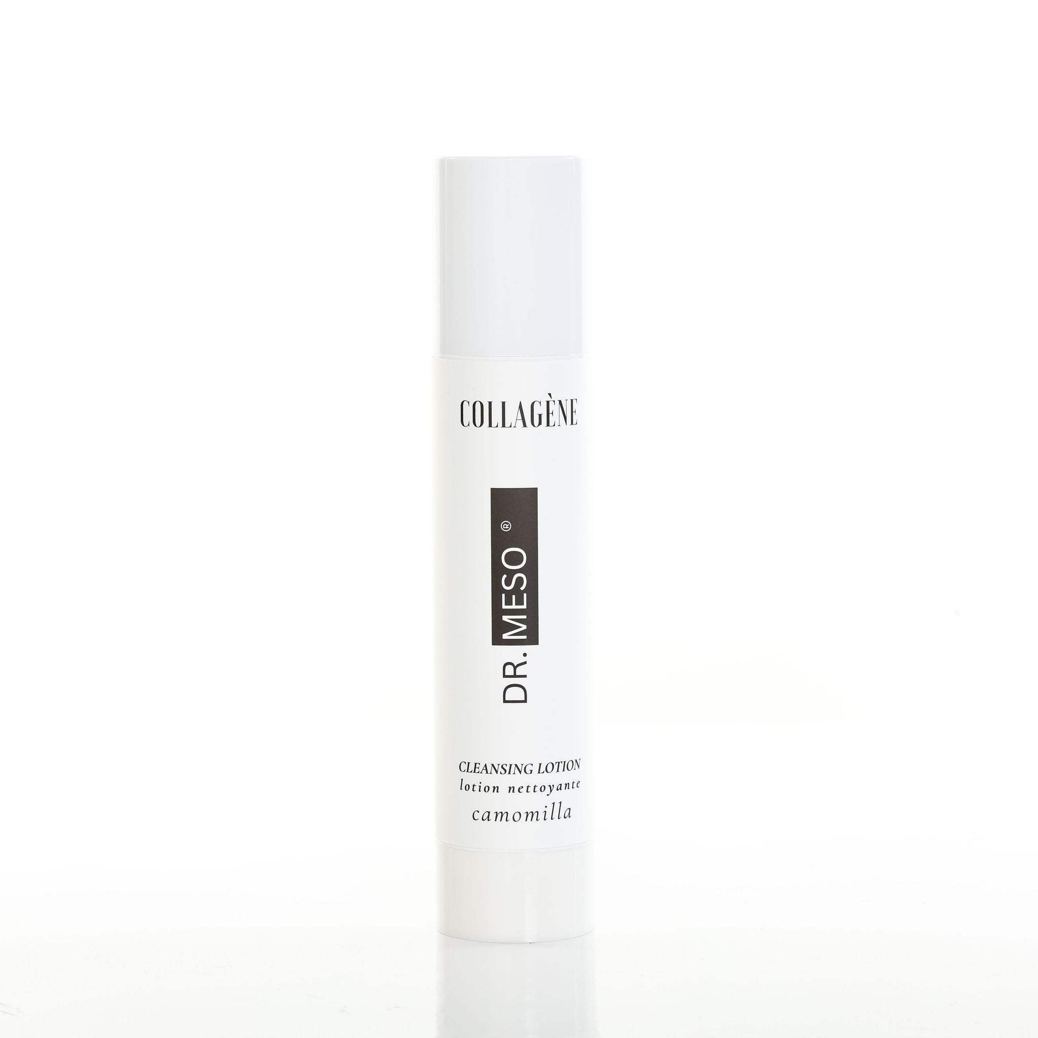 Collagene cleansing lotion to remove impurities and moisturize skin.