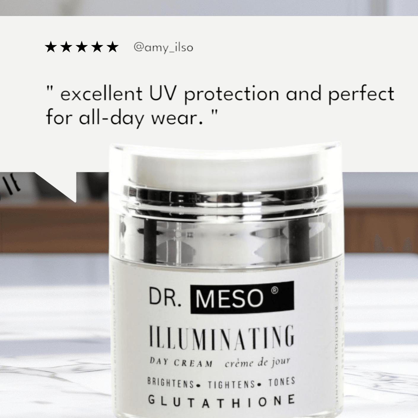 DR.MESO Illuminating Face Cream with vitamin C and glutathione
