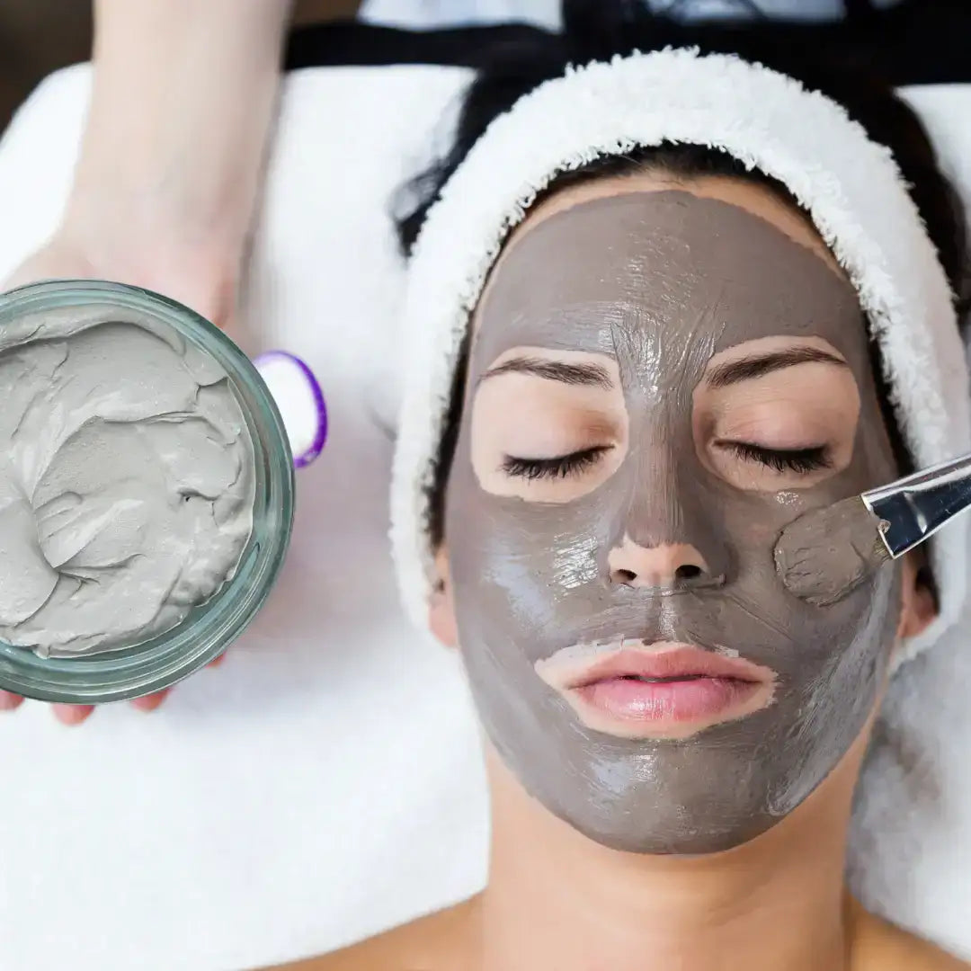 Skincare mask formulated to treat acne-prone skin.