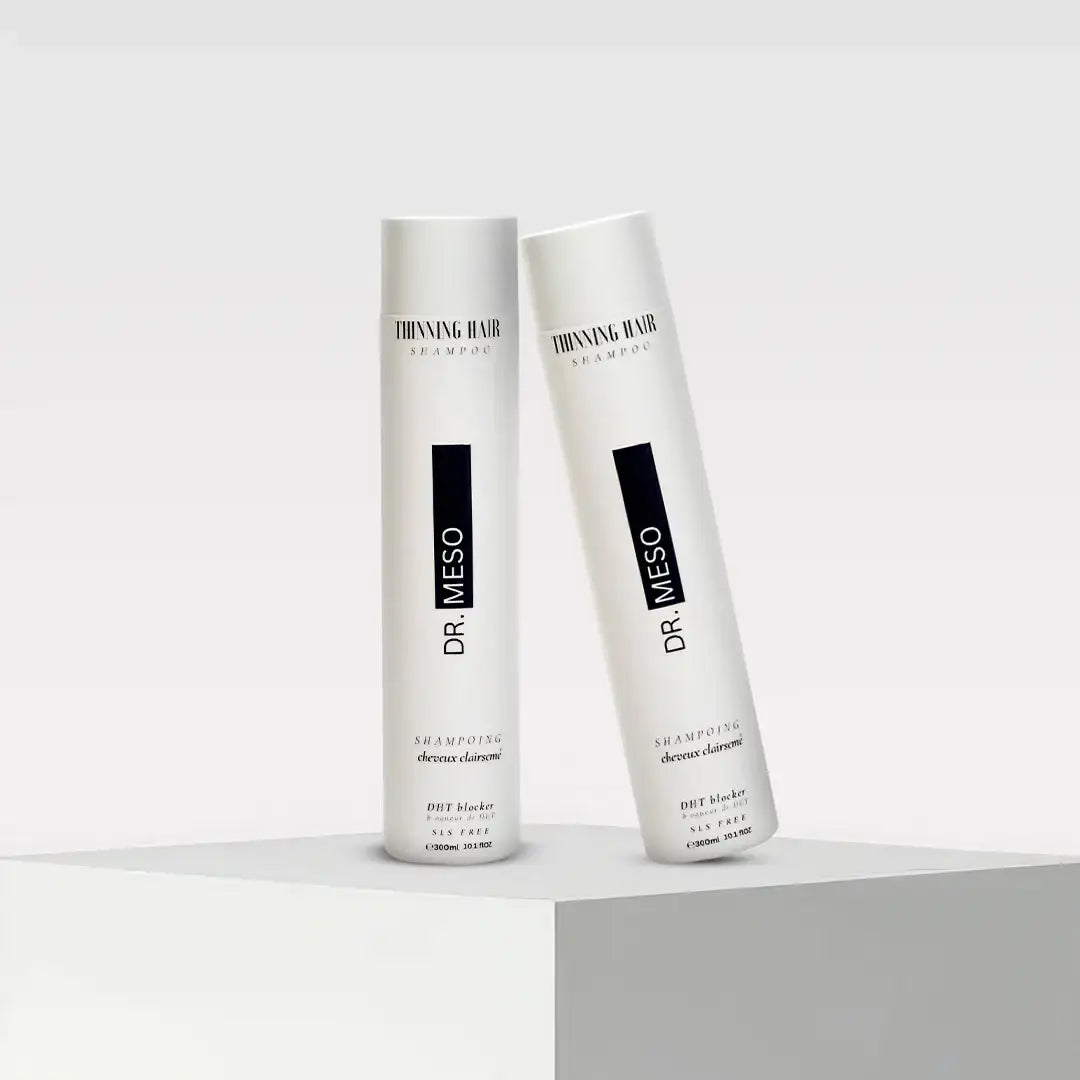 300ml bottle of Thinning Hair2 Shampoo for gentle cleansing and strengthening thinning hair.