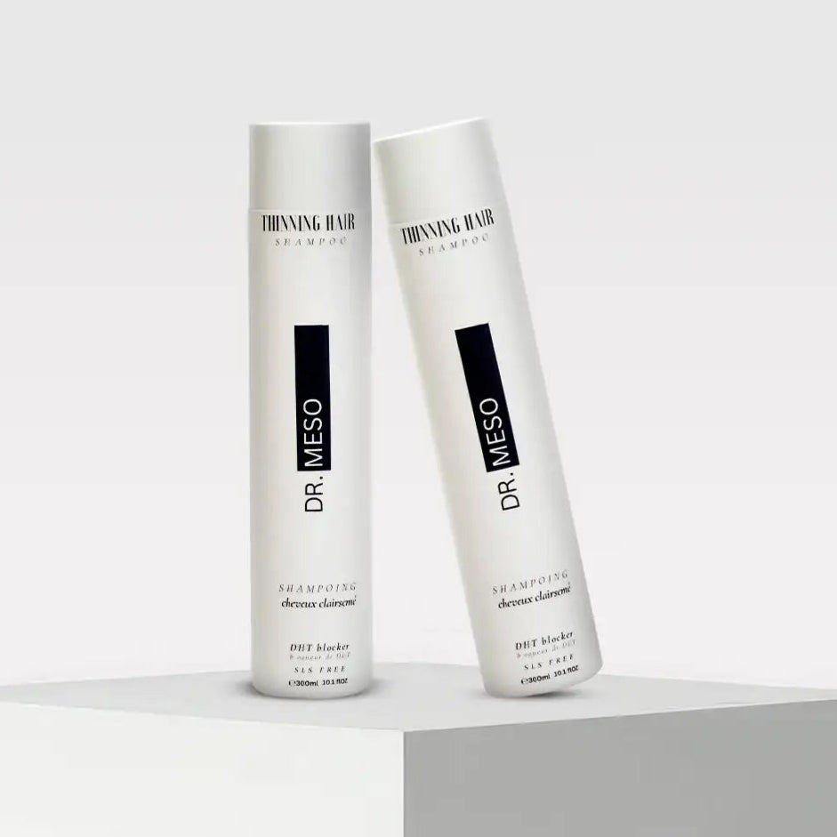 300ml bottle of Thinning Hair2 Shampoo for gentle cleansing and strengthening thinning hair.