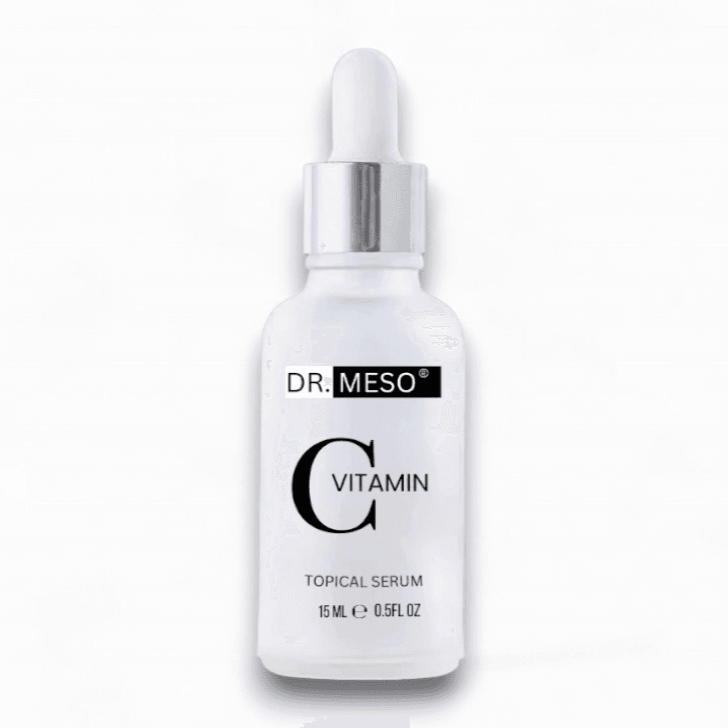 Vitamin C serum to enhance skin radiance.