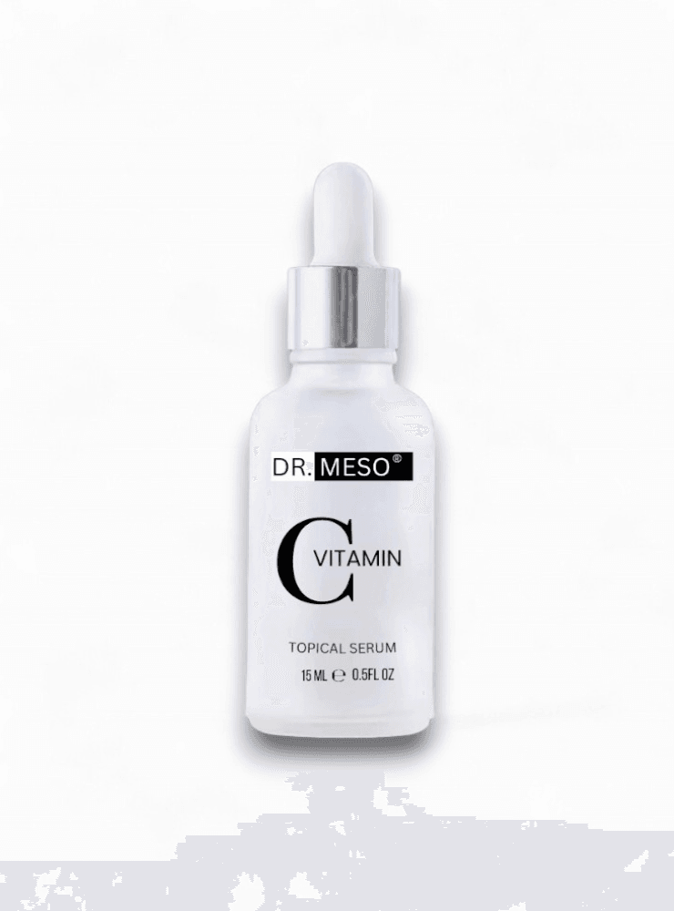 Vitamin C serum to enhance skin radiance.