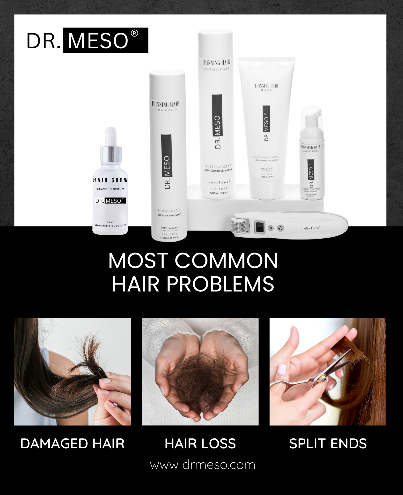 Hair Peptide Serum for Thinning Hair | DR.MESO® Scalp Care Canada